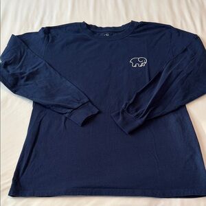 Ivory Ella Navy Blue Long Sleeve Tee